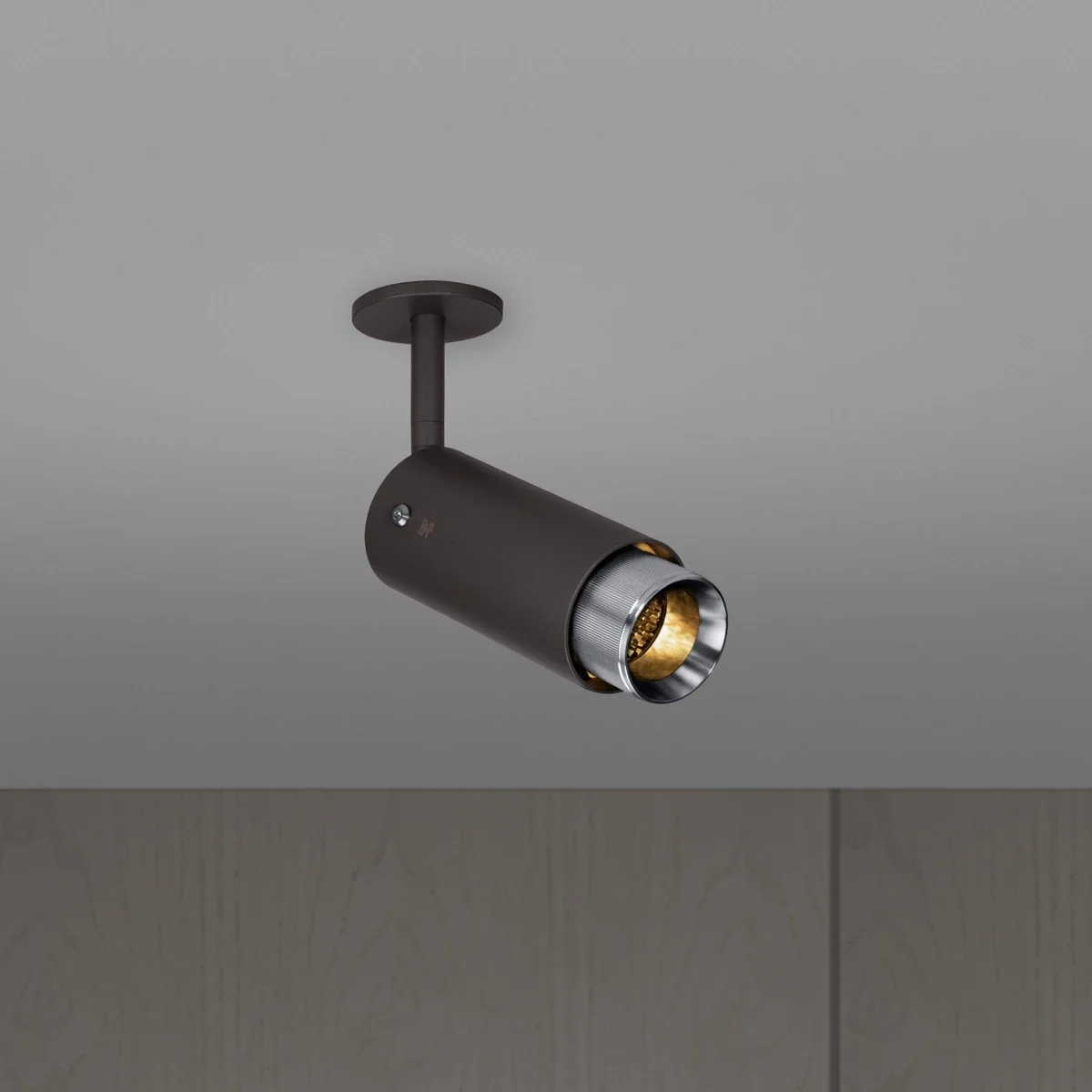 Lampa regulowana punktowa Exhaust Linear Stalowa Grafitowa ze Srebrnym