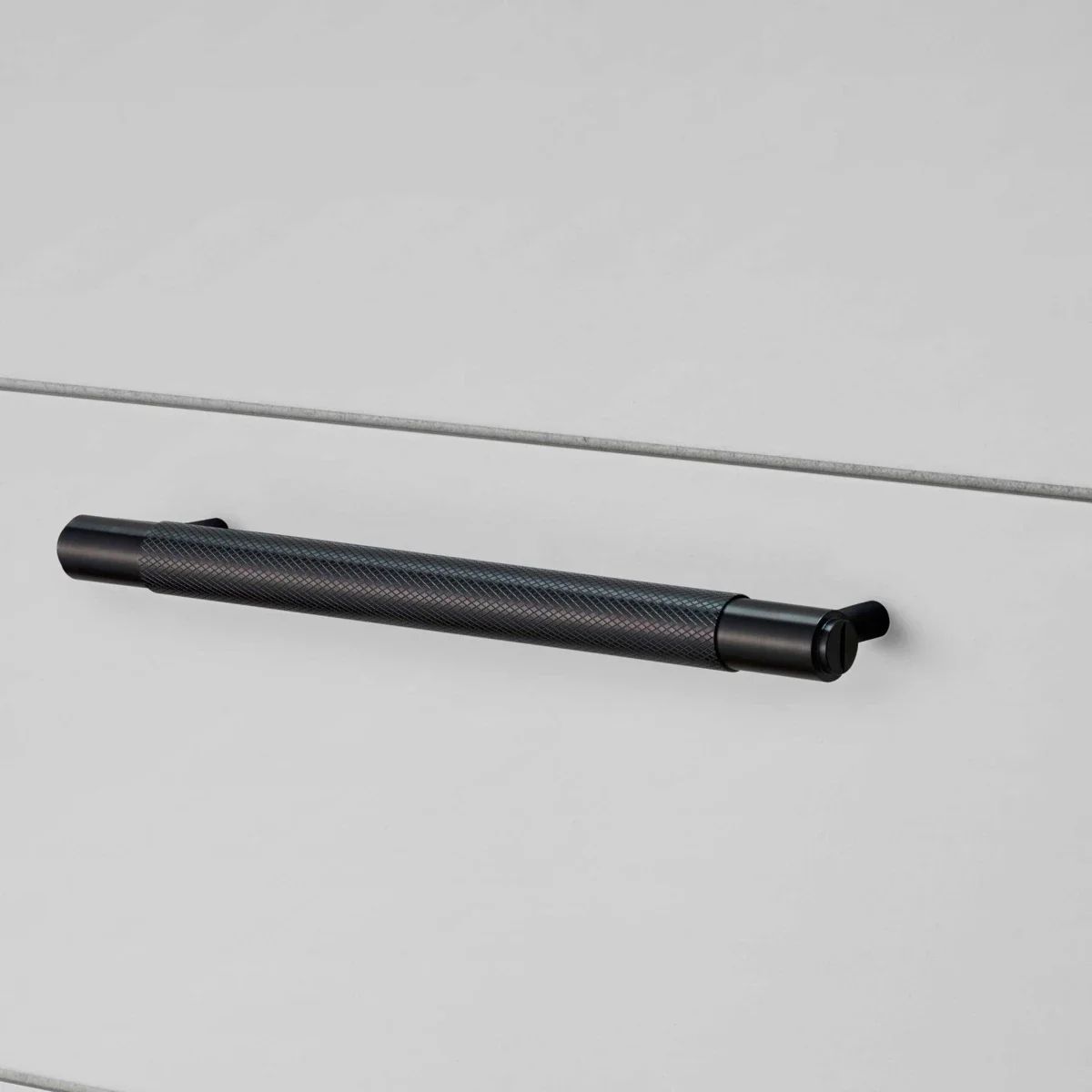 Uchwyt meblowy podłużny Cross 325 Stalowy Czarny