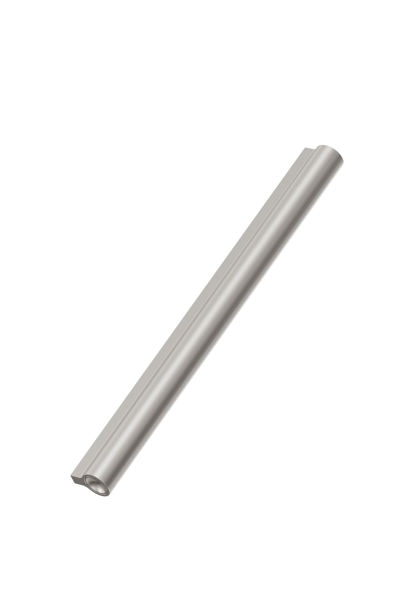 Uchwyt meblowy podłużny Lucente 224 Aluminiowy Srebrny Mat