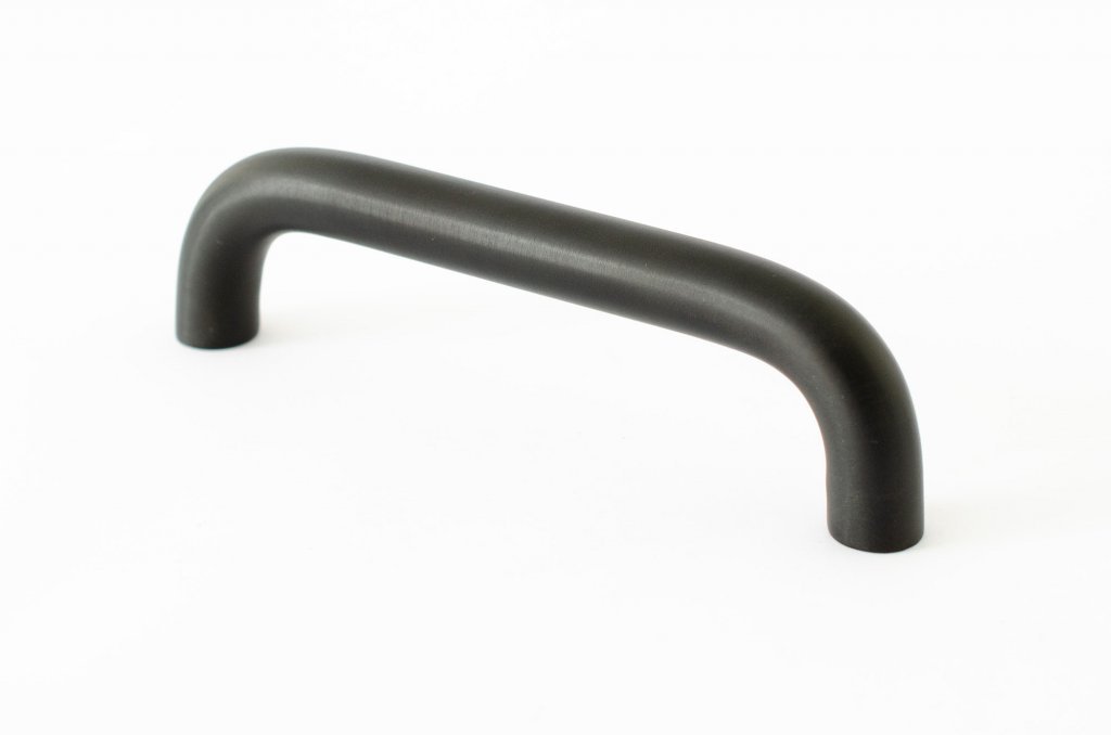 Uchwyt meblowy podłużny Grip 143 Mosiężny Czarny