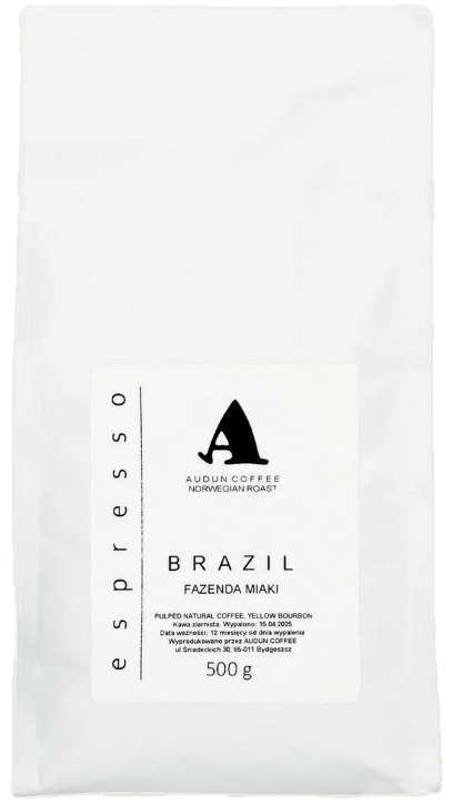 Kawa ziarnista Brazil Natural Miaki Espresso 500